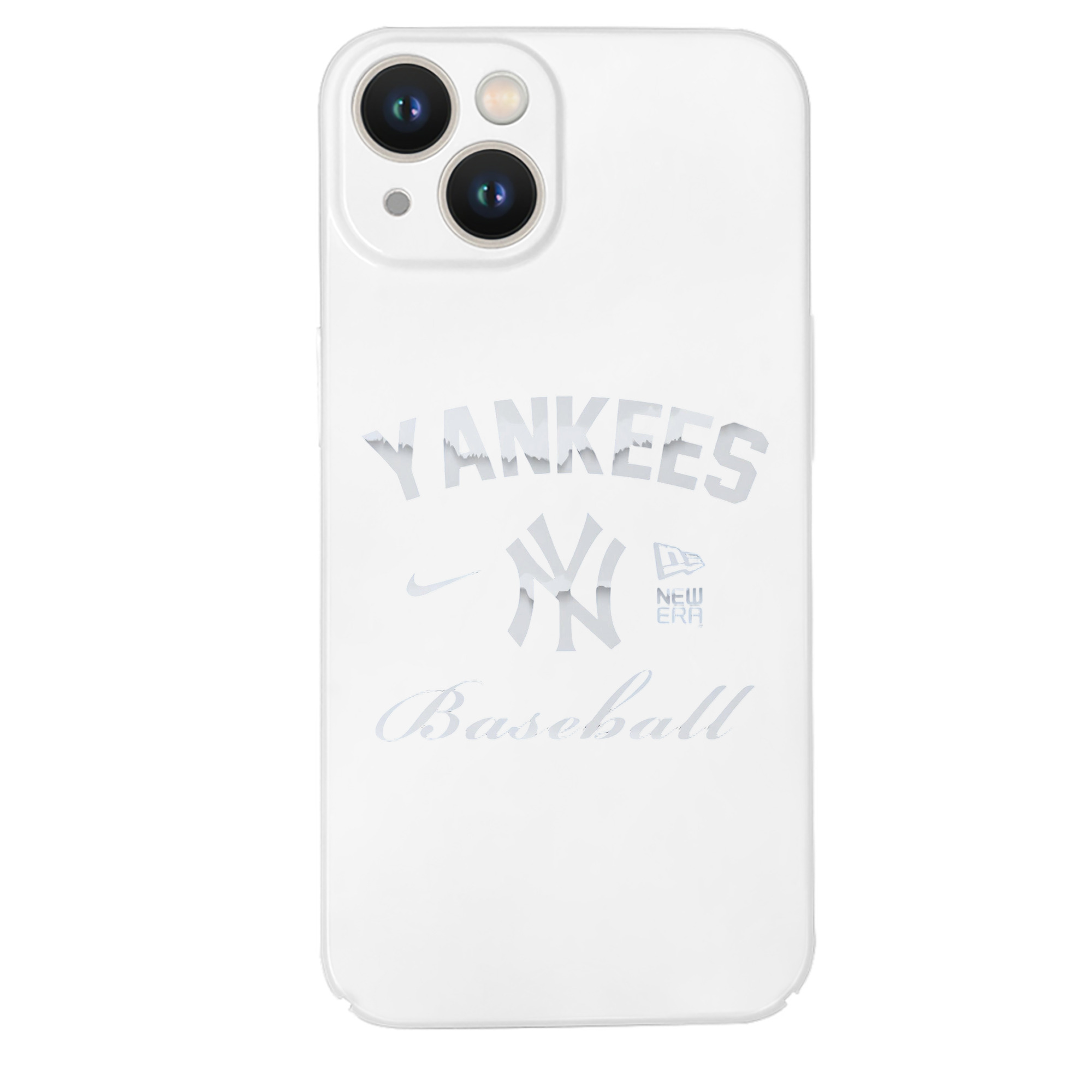 New York Yankees BaseBall IPhone 14 Series Full-Cover Hard Case – Shockproof With Raised Camera Protection – Precise Cutouts, Wireless Charging Compatible – Durable, Anti-Yellowing, Easy To Clean